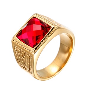 แหวนสแตนเลสสตีล 316L กันน้ำ ขนาดสั่งทำได้ สไตล์วินเทจ ลายเมสัน สำหรับผู้ชาย - Product Image 4