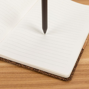 Minimalist Eco-friendly Notebook Set Customized Gifts with UV Printed Cork Cover and Coffee Grounds <strong>Small</strong> Batch <strong>Diary</strong> - Product Image 4