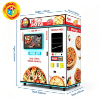 Distributeur automatique de pizzas chaudes au prix d'usine pour les centres commerciaux et les supermarchés