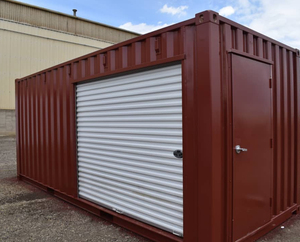 Thiết kế hiện đại thép Con lăn màn trập cửa cho <span class=keywords><strong>Container</strong></span> vận chuyển gió-proof tự lưu trữ đơn vị hướng dẫn sử dụng mở Roll-up cửa ra vào - Product Image 2