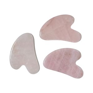 บอร์ดขูดคริสตัลโรสควอตซ์ธรรมชาติสีชมพูเครื่องนวดหน้าสำหรับบำรุงกล้ามเนื้อผิวหน้า - Product Image 1