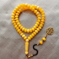 7*11mm 66 pièces Perles plates de chapelet Tasbih Musulman Résine Misbaha 2021 Nouveau Cadeau de l'Aïd Ramadan Perles de prière islamiques Misbaha arabe