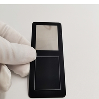 Lecteur MP3 personnalisé avec panneau en verre finition miroir, plaque frontale en verre haute brillance pour lecteur multimédia MP4
