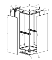 Boîtier de distribution d'alimentation de haute qualité Armoire électronique et d'instruments au sol