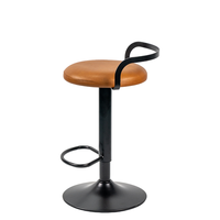 Tabourets de bar pivotants réglables en cuir PU, durables, de style moderne, pour usage commercial, directement de l'usine, pour salon et maison