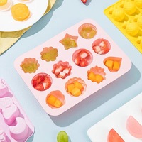 Cetakan Kue Silikon 2D/3D Motif Bunga Fashion Beragam, Anti Lengket, Ramah Lingkungan, Tahan Panas, Dapat Digunakan Kembali