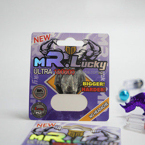 One-Stop Custom Rhino Pills Packaging Box Set with Blister Card and <b>Display</b> Box for Male Enhancement Supplements - Product Image 2