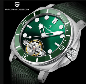 Nouvelle montre mécanique pour homme PAGANI DESIGN PD-1833 2025, en acier inoxydable saphir, montre de sport, étanche - Product Image 6