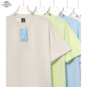 T-shirts pour hommes à col rond, manches courtes, coupe ample, en coton de haute qualité, couleur unie, impression de logo et de motifs personnalisés disponible - Product Image 3