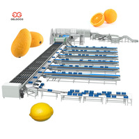 Machine de tri optique Gelgoog Black Heart Mango Detection CCD pour la détection des fruits endommagés et le tri d'acidité des ananas