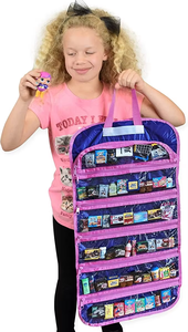 Organizzatore Personalizzato per Giocattoli, <span class=keywords><strong>Borsa</strong></span> Portaoggetti Compatibile con Bambole OMG <span class=keywords><strong>LOL</strong></span>, <span class=keywords><strong>Borsa</strong></span> da Viaggio - Product Image 2