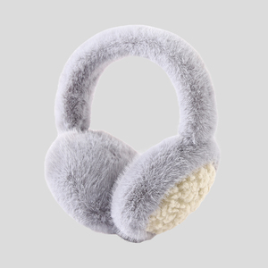 安い冬暖かい屋外ファッション女の子フェイクファーイヤーマフ - Product Image 4