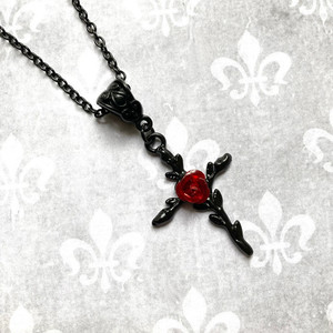 Personalisierter Retro-Mode-Anhänger, Retro-Kruzifix-Halskette für Damen, Hip-Hop-Schwertform, Christliche Halskette, Halsband - Product Image 5