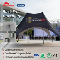 Tente commerciale FEAMONT pour festivals et marchés en plein air - Tissu polyester 600D avec impression de logo personnalisée disponible