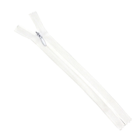 Vente en gros Couleurs #3 Dentelle Invisible Zipper Bande Plastique Nylon Zips Invisible Close End Zipper pour Robes