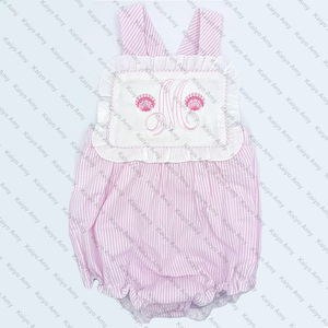 लाल रंग के कपड़े सेट गुलाबी स्ट्रिप टॉडलर लड़कियों के लिए ग्रीष्मकालीन काउगर्ल जूते ड्रेस ड्रेस ड्रेस लड़की के लिए - Product Image 2