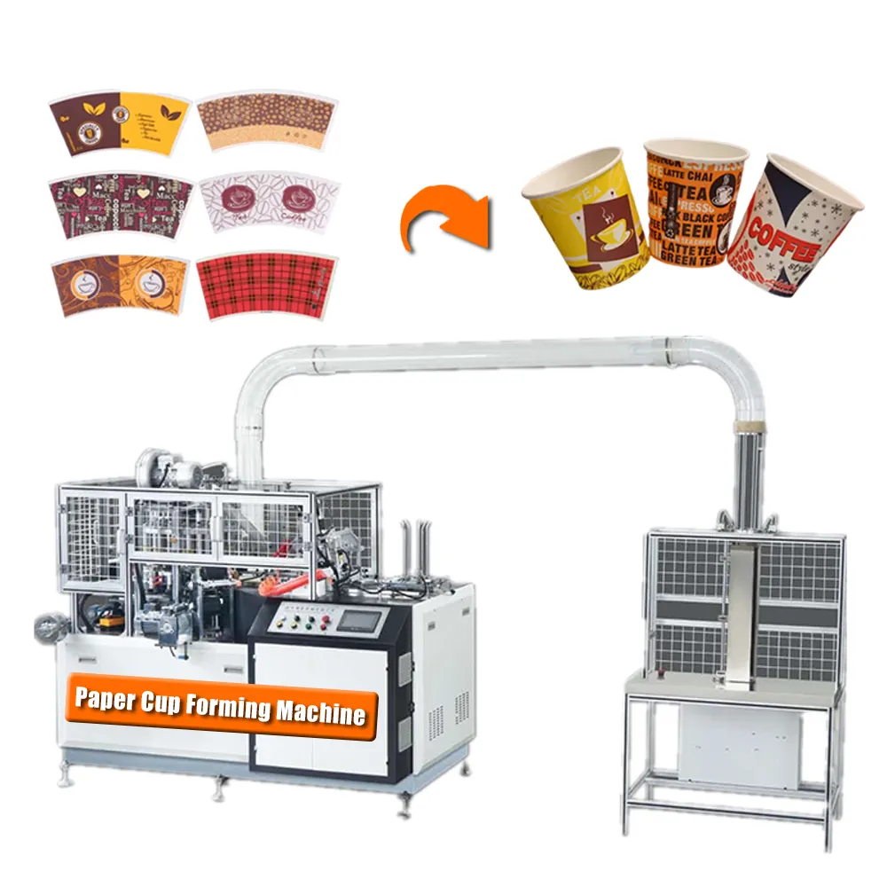 Mesin pembuat cangkir kertas lapisan tunggal harga pabrik mesin pembentuk cangkir kopi kertas
