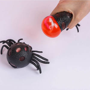 2025 scherzo creativo di Halloween spremere la testa di zucca giocattolo divertente Spoof TPR Pinch Happy Burst Bead Pressure <span class=keywords><strong>Ball</strong></span> - Product Image 2