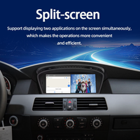 Radio para Auto con Pantalla de 8.8 Pulgadas, Android 14, 128 GB, 8 Núcleos, CARPLAY para BMW Serie 5 y 3, E60, E61, E62, E63, E90, E91, E92, E93, Cic, Ccc, 4G