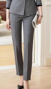 S-4XL 여성용 긴팔 정장 바지 정장 세트 면접 영업 업무복 한국 버전 - Product Image 6