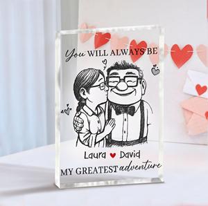 Placa Acrílica Personalizada OEM ODM con Forma de Carl y Ellie, Letrero Acrílico de Amor de Película, Recuerdo para Parejas, Mi Gran Aventura - Product Image 2