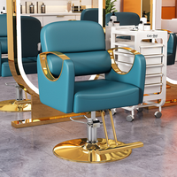 Salon de beauté chaise de barbier rotative chaise de salon de coiffure chaise de coupe et de teinture