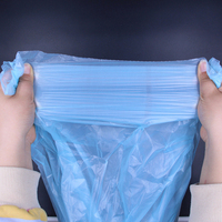 Sac enroulable en PE plastique personnalisé, robuste, grand format, pour déchets ménagers, vente en gros, impression flexo, manipulation de surface