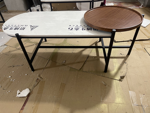 Modern Hot-selling White Round Marble Living Room <strong>Coffee</strong> <strong>Table</strong> <strong>Oval</strong> - Product Image 4