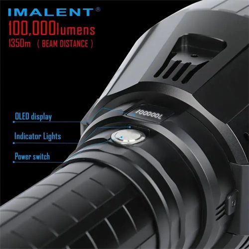 IMALENT MS18 強力サーチライト懐中電灯 100000ルーメン ハイパワー