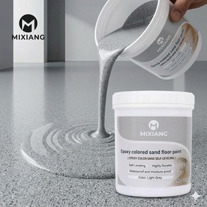 Decorative Epoxy Colored Sand <b>Floor</b> Coating Furniture Paint Waterproof Alkali Resistant Durable Resin Coating - Product Image 5
