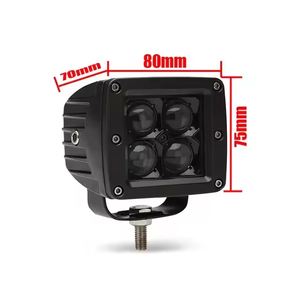 <span class=keywords><strong>3</strong></span> polegadas 20W 4D Lens Farol Externo 12V 24V LED Car Work Light Square Fog Lamp para Auto Truck Motorcycle 4x4 Off Road Vehicles - Product Image 2