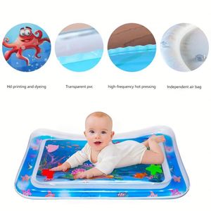 Tapis d'éveil gonflable pour bébé, pour le temps sur le ventre et les jeux aquatiques, pour enfants (matériau PVC, usage domestique) - Product Image 4