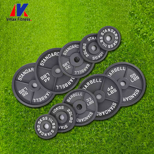 Discos de <span class=keywords><strong>Pesas</strong></span> para Barra de 2.5kg - 25kg, Accesorios de Gimnasio y Fitness, Discos de Hierro Fundido de 2.5lb - 45lb, Venta al Por Mayor - Product Image 3