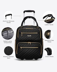 BSCI A brand-new, personalized, rollable, waterproof <b>backpack</b> with <b>wheels</b> for business that has a laptop compartment - Product Image 2
