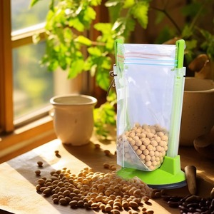 Soporte Ajustable Antideslizante para Bolsas de Almacenamiento de Alimentos, Soporte para Bolsas de Congelación, Reutilizable, para Mantener la Frescura, Accesorio de Cocina - Product Image 6