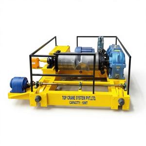 Nouveau palan électrique à câble métallique de 10 tonnes, télécommande, équipement de levage industriel, poulie à engrenages, utilisation en construction, TOP - Product Image 1