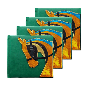 <span class=keywords><strong>Album</strong></span> photo DIY flexible <span class=keywords><strong>de</strong></span> haute qualité - Grande capacité, recouvert <span class=keywords><strong>de</strong></span> résine, auto-adhésif, avec couverture métallique pour voyages, bébés et famille - Product Image 1