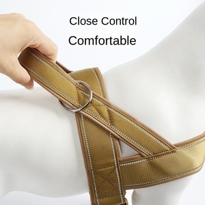 Harnais pour animaux de compagnie Nouvelle sangle de poitrine tactique pour chien avec laisse confortable pour animaux de compagnie - Product Image 4