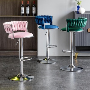 <span class=keywords><strong>Tabouret</strong></span> de <span class=keywords><strong>cuisine</strong></span> de luxe moderne nouveau <span class=keywords><strong>design</strong></span> Chaises de bar Tabourets de bar pivotants - Product Image 2