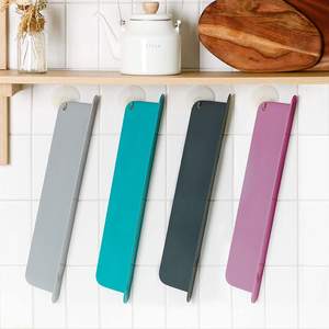 Paraspruzzi Impermeabile per Lavello - Extra Alto con Fori per Appendere, Divisorio Anti-Schizzi in Platino per Cucina e Bagno - Product Image 1