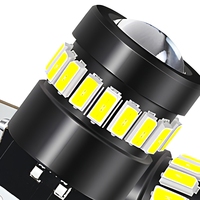 Lampe LED T10 transfrontalière la plus vendue pour voiture, feux de position latéraux, tableau de bord, 3014+18+1 SMD 3030 1.6W 12-18V, multicolore, 50000 heures