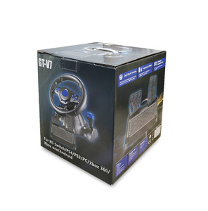 <span class=keywords><strong>Volant</strong></span> de jeu GV7 pour <span class=keywords><strong>Switch</strong></span>/Xbox 360/Xbox One/PC/PS4/PS3 Android 7-en-1, <span class=keywords><strong>volant</strong></span> de course 180 degrés avec boutons de tir et pédale de frein - Product Image 3