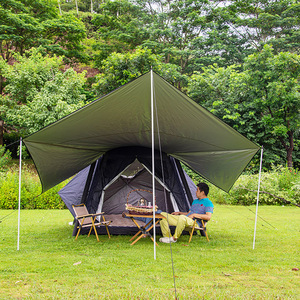 Carpa Inflable Automática para Exteriores, para 4-5 Personas, Doble Capa, Tela Oxford, para Tres Estaciones, Tipo Extendido con Toldo - Product Image 1