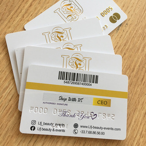 Tùy chỉnh kinh doanh lòng trung thành thẻ độc đáo <span class=keywords><strong>QR</strong></span> Mã in thẻ tín dụng từ nhựa PVC thẻ hội viên với dập nổi số - Product Image 4