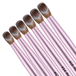 Pincel acrílico Kolinsky Sable, mango de Metal púrpura, tamaño 12 14 <span class=keywords><strong>2022</strong></span>, novedad de 1618, venta al por mayor - Product Image 3