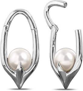 Pendientes de Acero Quirúrgico Lotus con Peso, Tipo Clicker, para Estiramiento de Oreja, Joyería para Piercing - Product Image 5