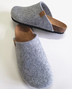 Zoccoli in Feltro di Alta Qualità per <span class=keywords><strong>Donna</strong></span>, per Interni ed Esterni, con Comodo Plantare in <span class=keywords><strong>Sughero</strong></span> Bio - Product Image 3