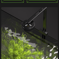 Support de lampe métallique réglable à pince, support de fixation réglable en hauteur pour l'éclairage de l'aquarium