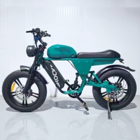 Vélo Électrique Hybride Tout-Terrain à Suspension Intégrale 500W-1000W VTT Rétro Moteur Arrière en Alliage d'Aluminium 7 Vitesses EU NL