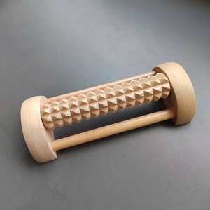Factory Direct <b>Wooden</b> Foot <b>Roller</b> & Facial Cupping Massager for Body Hand Application Wholesale Stock Home Use <b>Massage</b> Product - Product Image 3